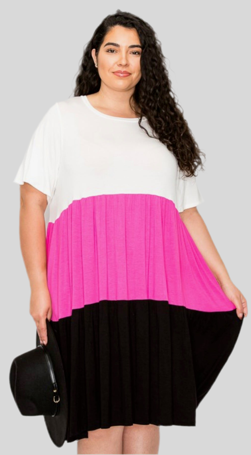 Rainbow White Pink Black